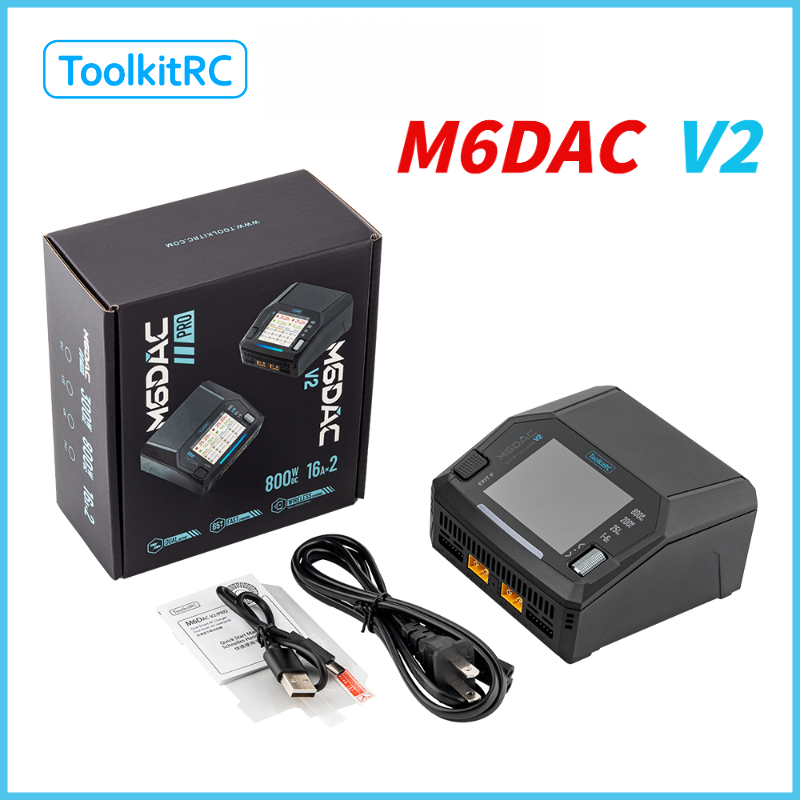 Drone Racing Charger - ToolkitRC M6DAC V2 Pengisi Daya Baterai