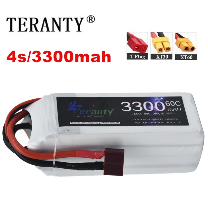 Drone Racing Battery - LiPo baterai isi ulang 4S 3300mAh