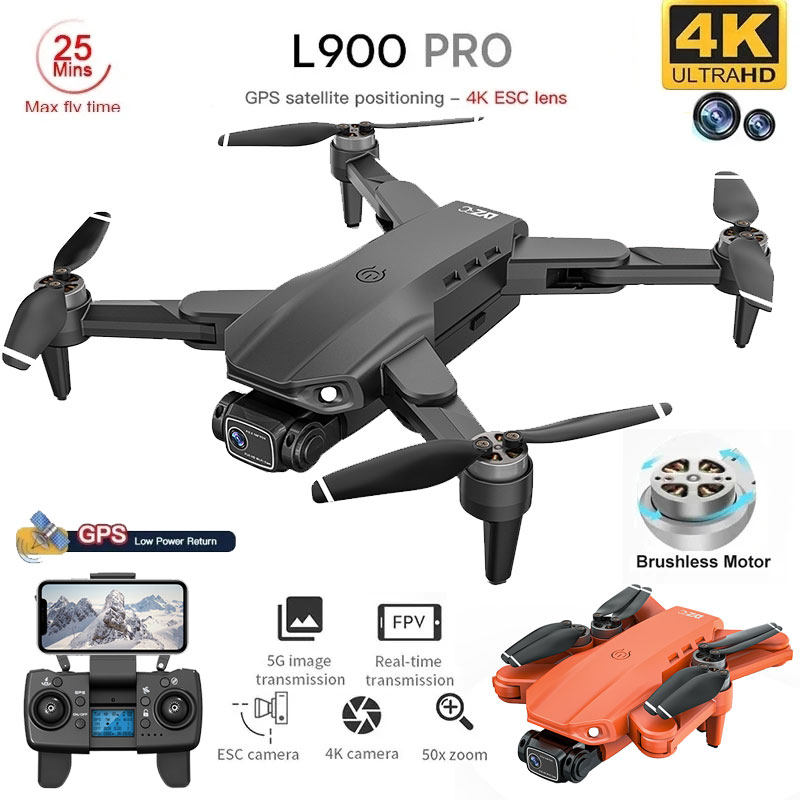 Drone Racing Camera - L900 Pro Drone mainan kamera ganda