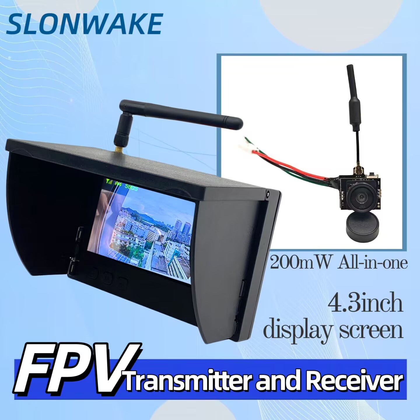 Drone Racing Camera - SLONWAKE Kamera Transmisi Video Analog 5.8G