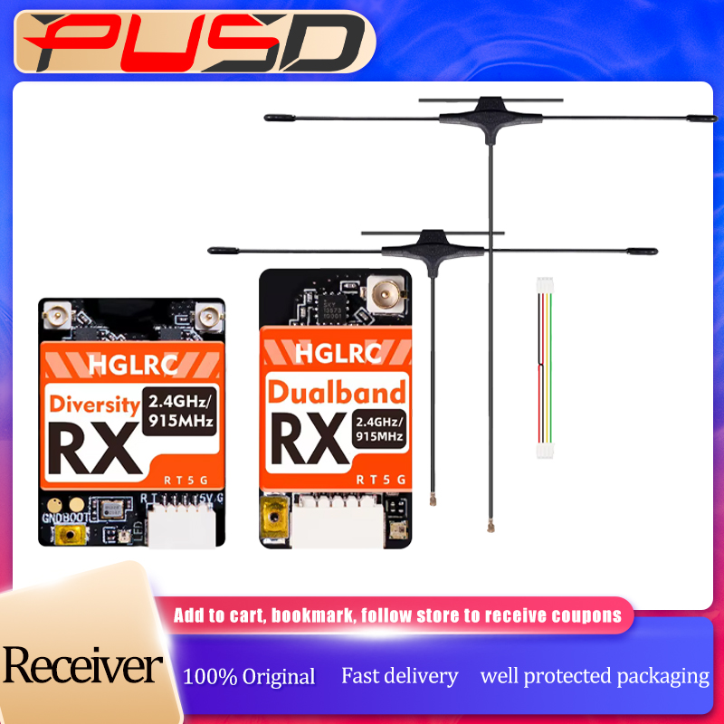 Drone Racing Receiver - Penerima ELRS Dual-band True Diversity HGLRC