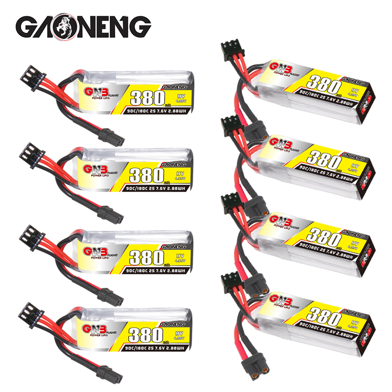 Drone Racing Battery - Baterai Lipo GNB 2S 7.6V 380mAh