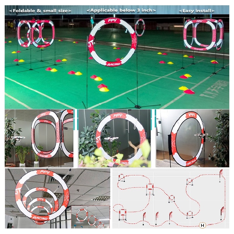 Drone Racing Flag - Drone FPV Racing Goal Gate untuk
