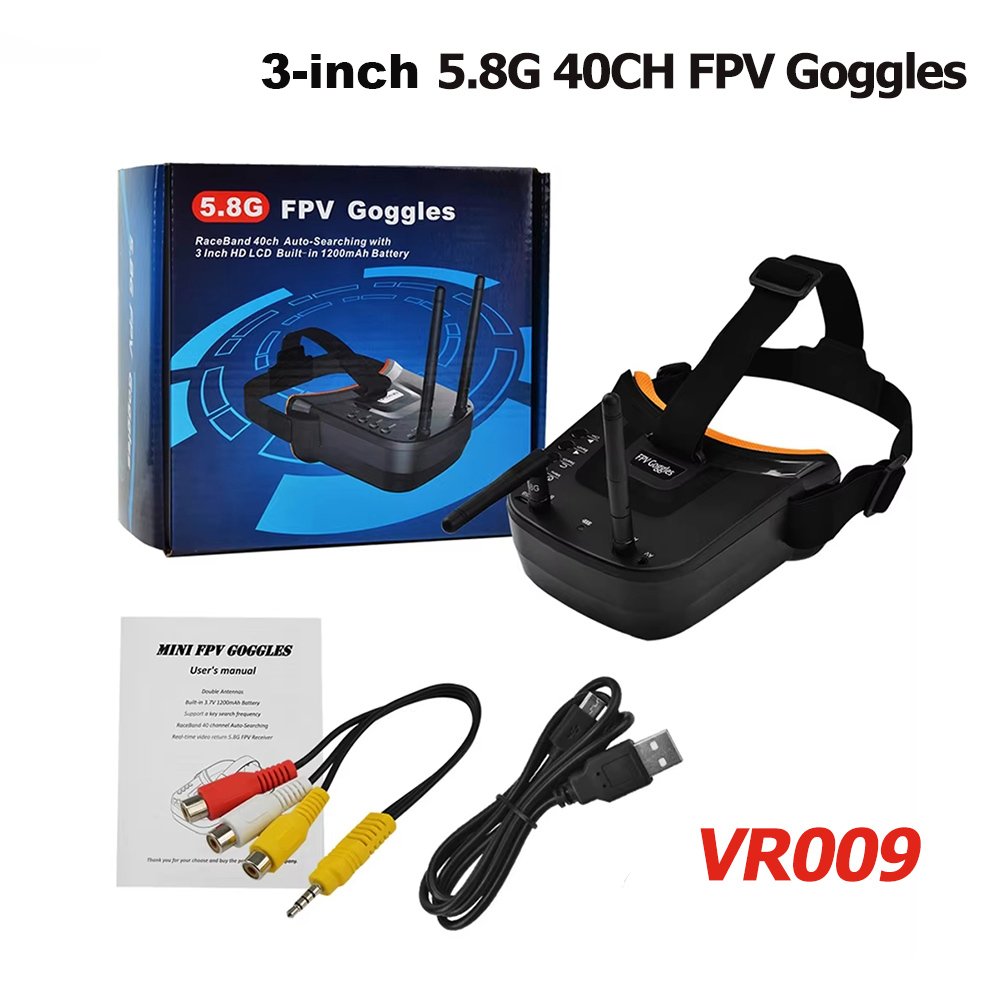 Drone Racing Goggles - VR009 Kacamata Video FPV Layar LCD