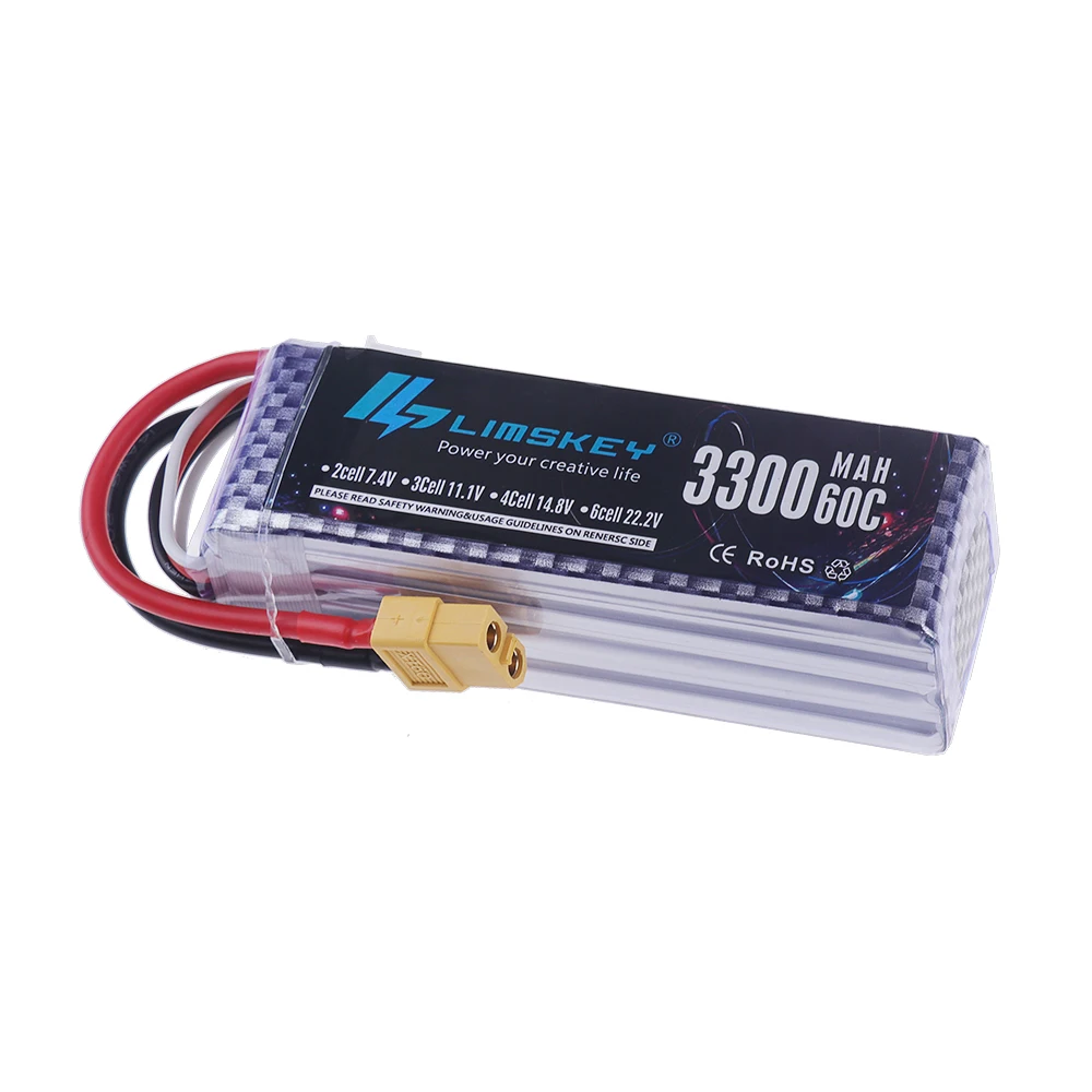 Baterai LiPo 4S 14.8V 3300mAh  - Drone Racing Battery ulasan dan harga