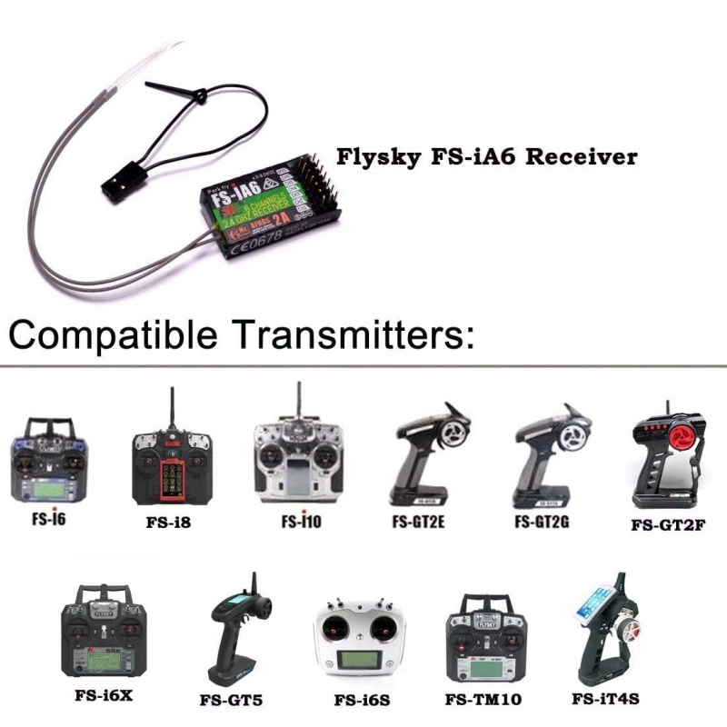 Flysky FS-IA6 Receiver 6CH Dua - Drone Racing Receiver ulasan dan harga