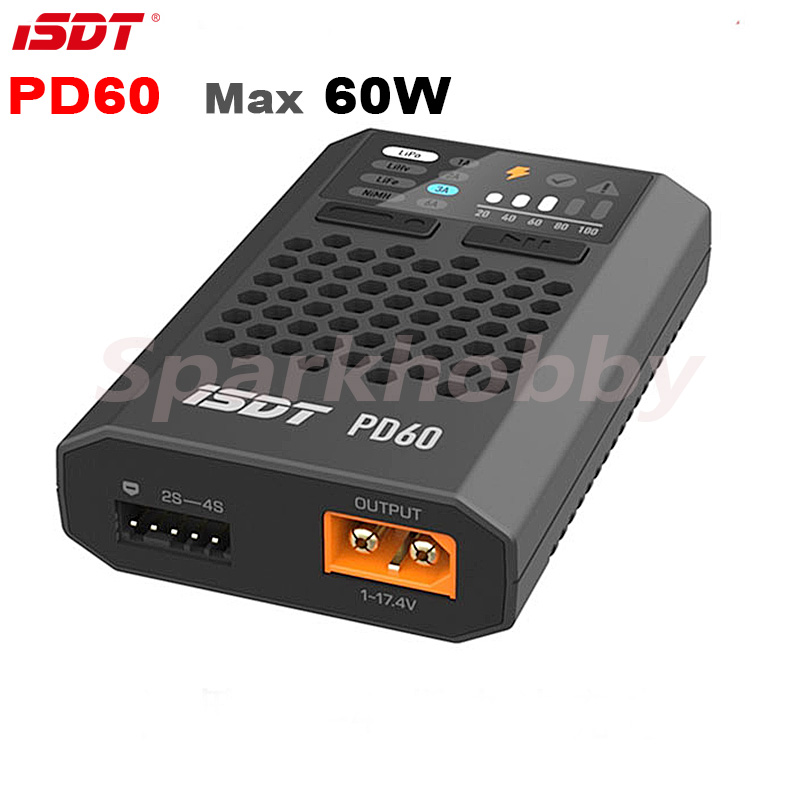 ISDT PD60S 60W 6A Pengisi Daya - Drone Racing Charger ulasan dan harga