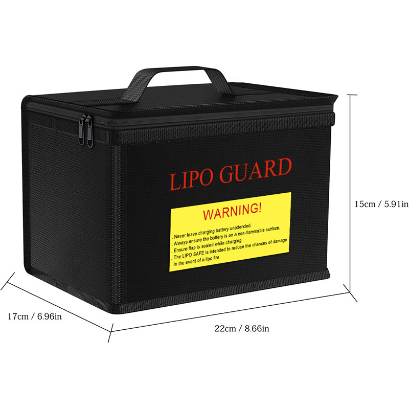 Tas Pengaman Lipo Guard Tahan  - Drone Racing Battery ulasan dan harga