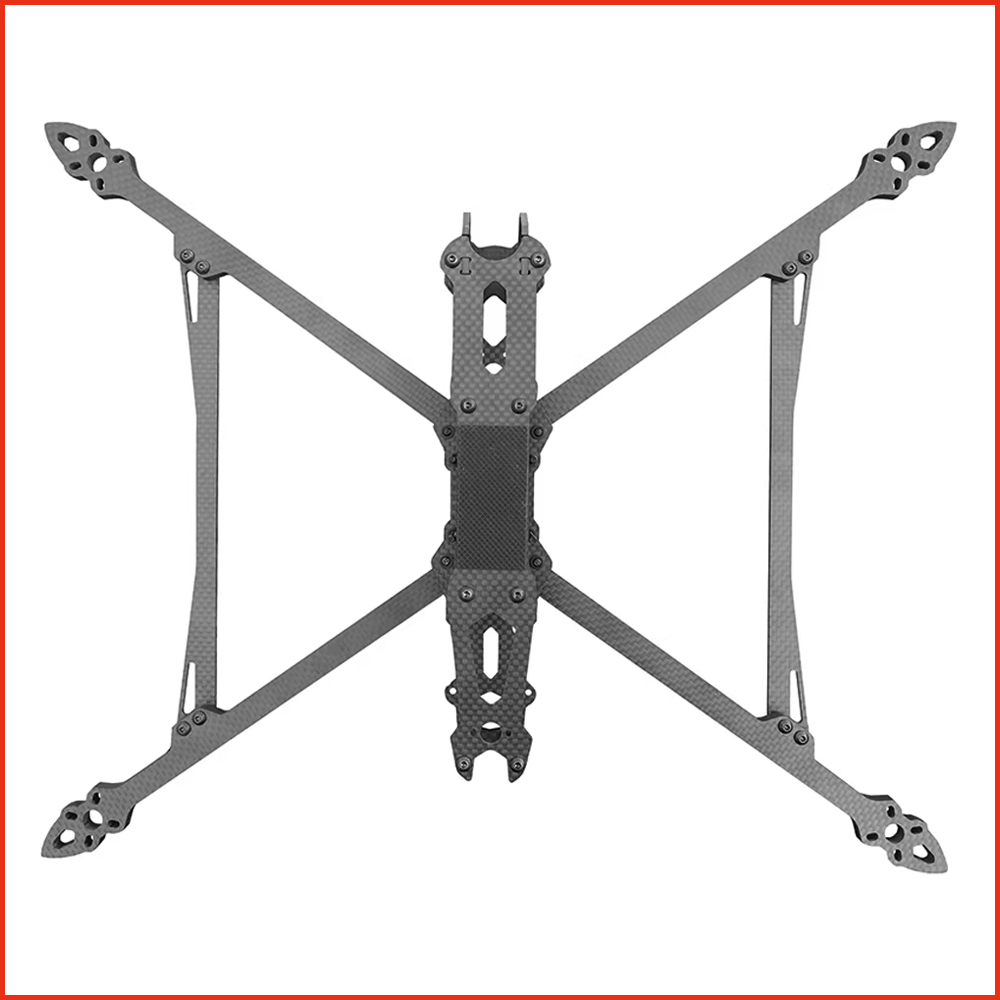 MARK V2 8/9/10 inci 3K Serat K - Drone Racing Frame ulasan dan harga