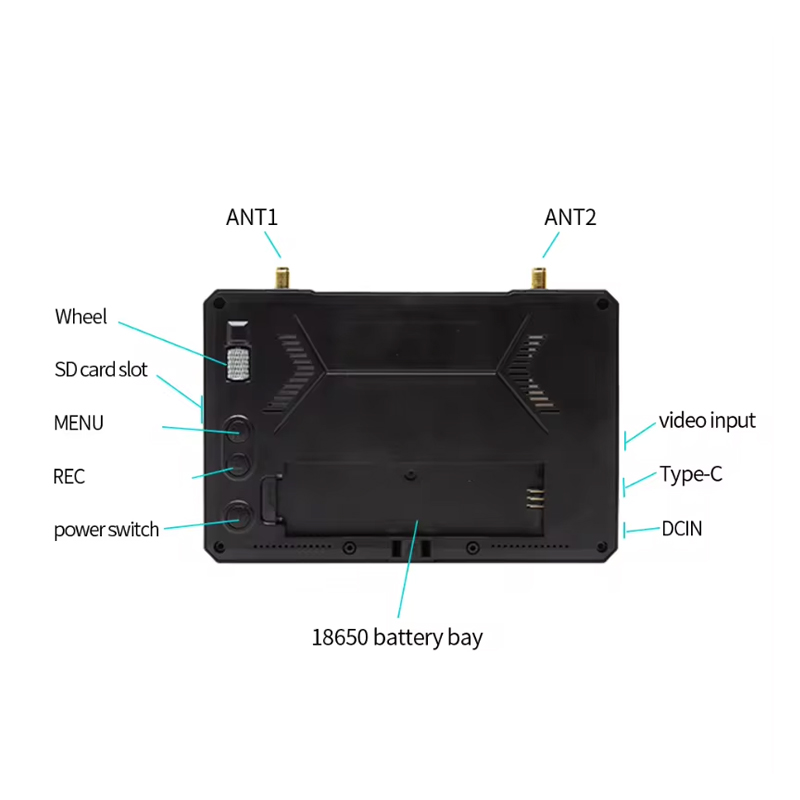 Monitor FPV SKYZONE M5 5 Inci  - Drone Racing Gate ulasan dan harga