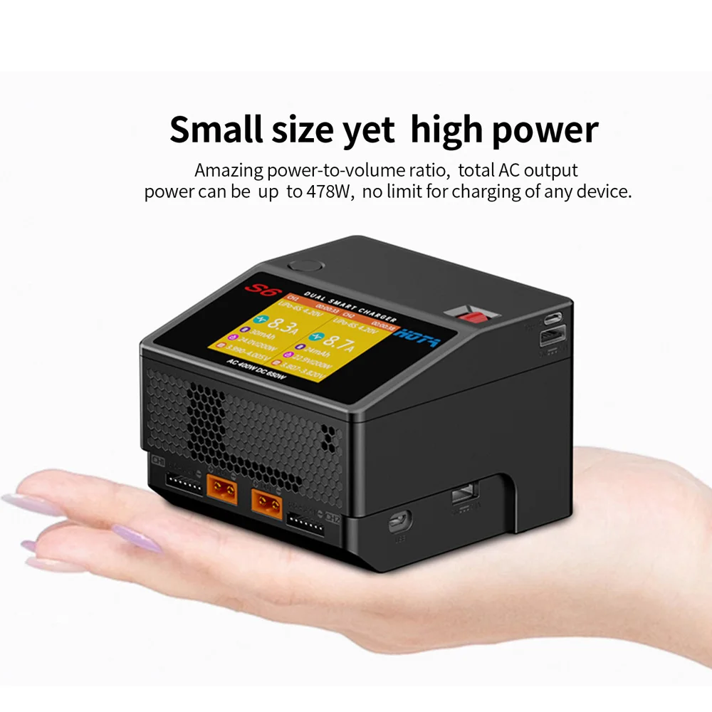 SkyCityFPV HOTA S6 AC 400W 15A - Drone Racing Charger ulasan dan harga