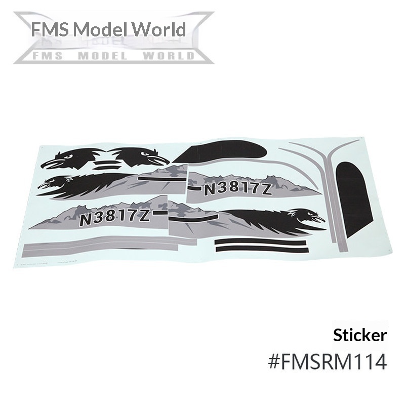 Stiker Pesawat RC FMS untuk Pe - Drone Racing Motor ulasan dan harga