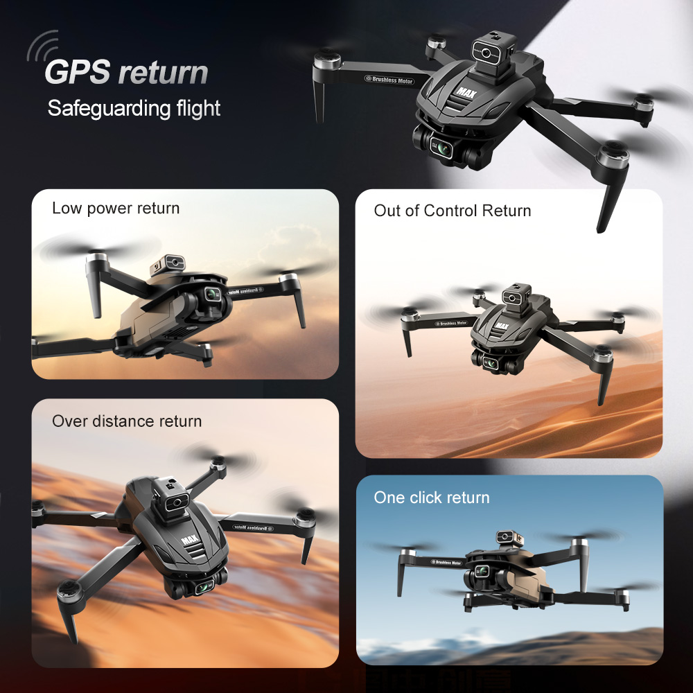 V168 PRO Max GPS Drone 8K Prof - Drone Racing Camera ulasan dan harga