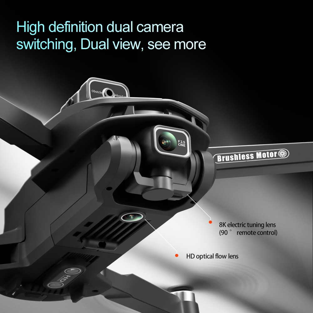 V168 PRO Max GPS Drone 8K Prof - Drone Racing Camera ulasan dan harga