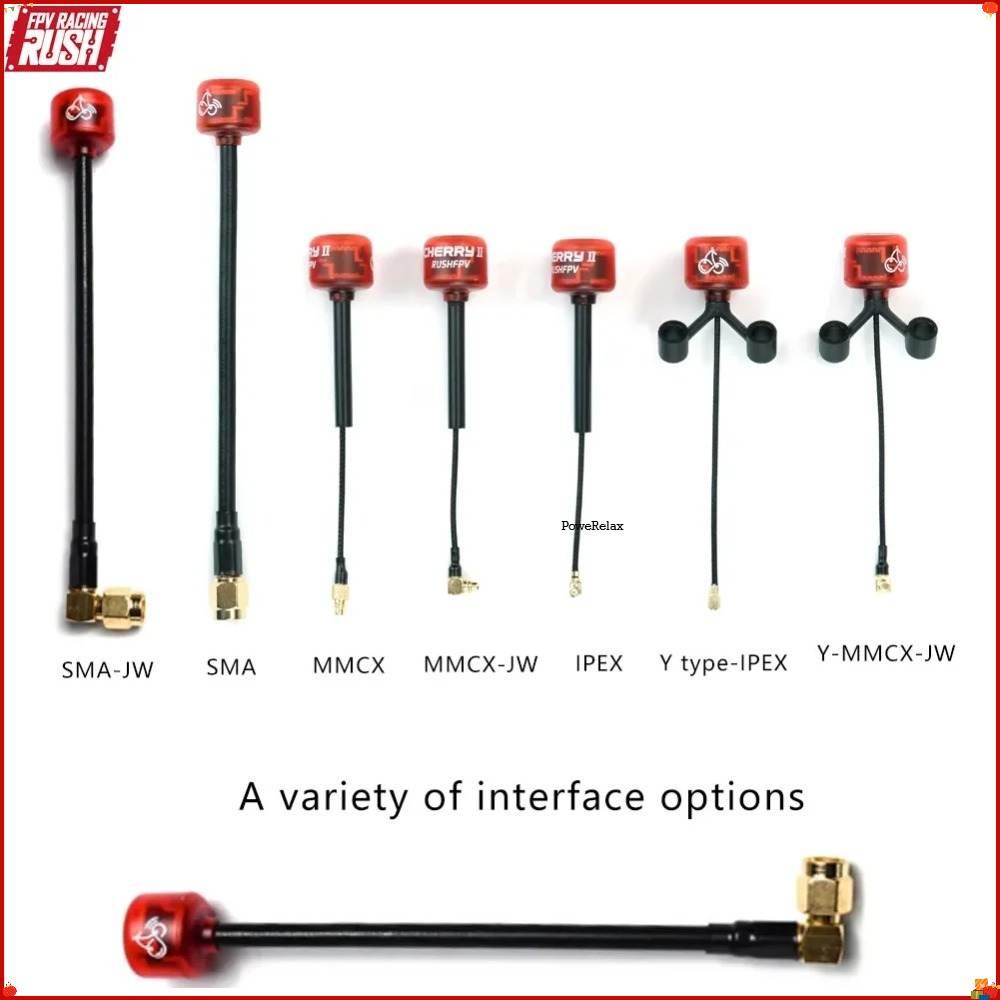 Antena FPV RUSHFPV Cherry/Ante - Drone Racing Receiver ulasan dan harga
