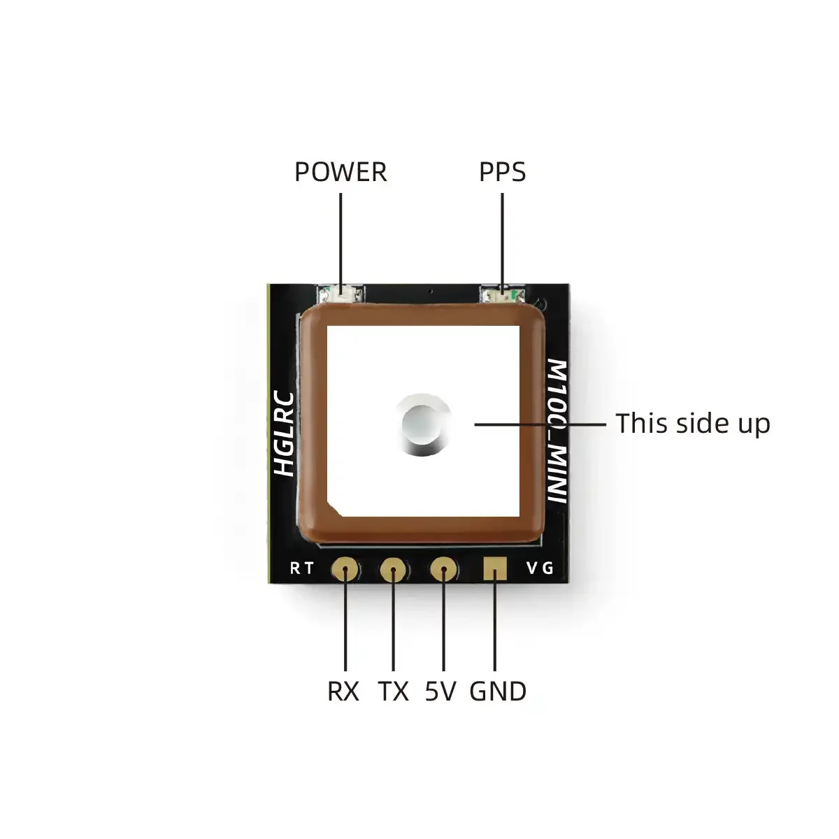 HGLRC M100 Modul GPS Mini Chip - Drone Racing Antenna ulasan dan harga