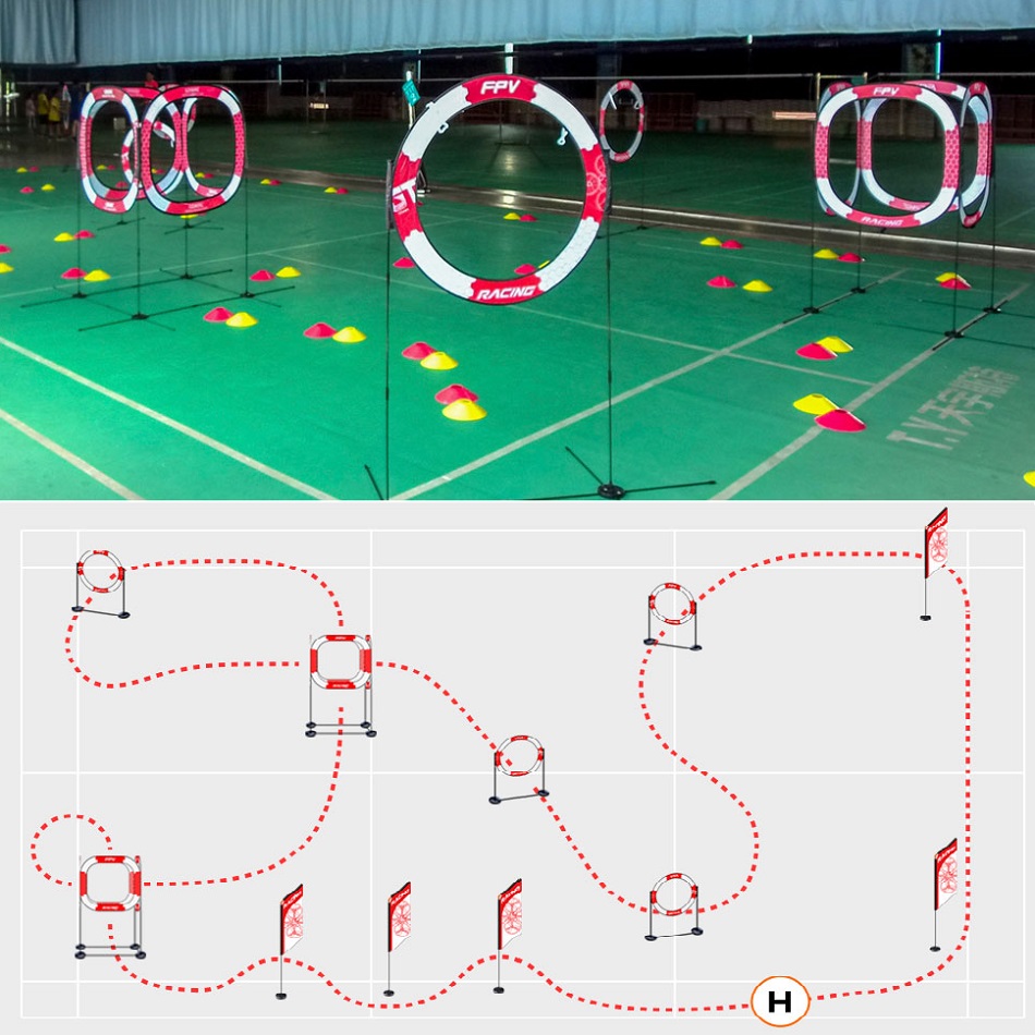 Drone FPV Racing Goal Gate unt - Drone Racing Flag ulasan dan harga