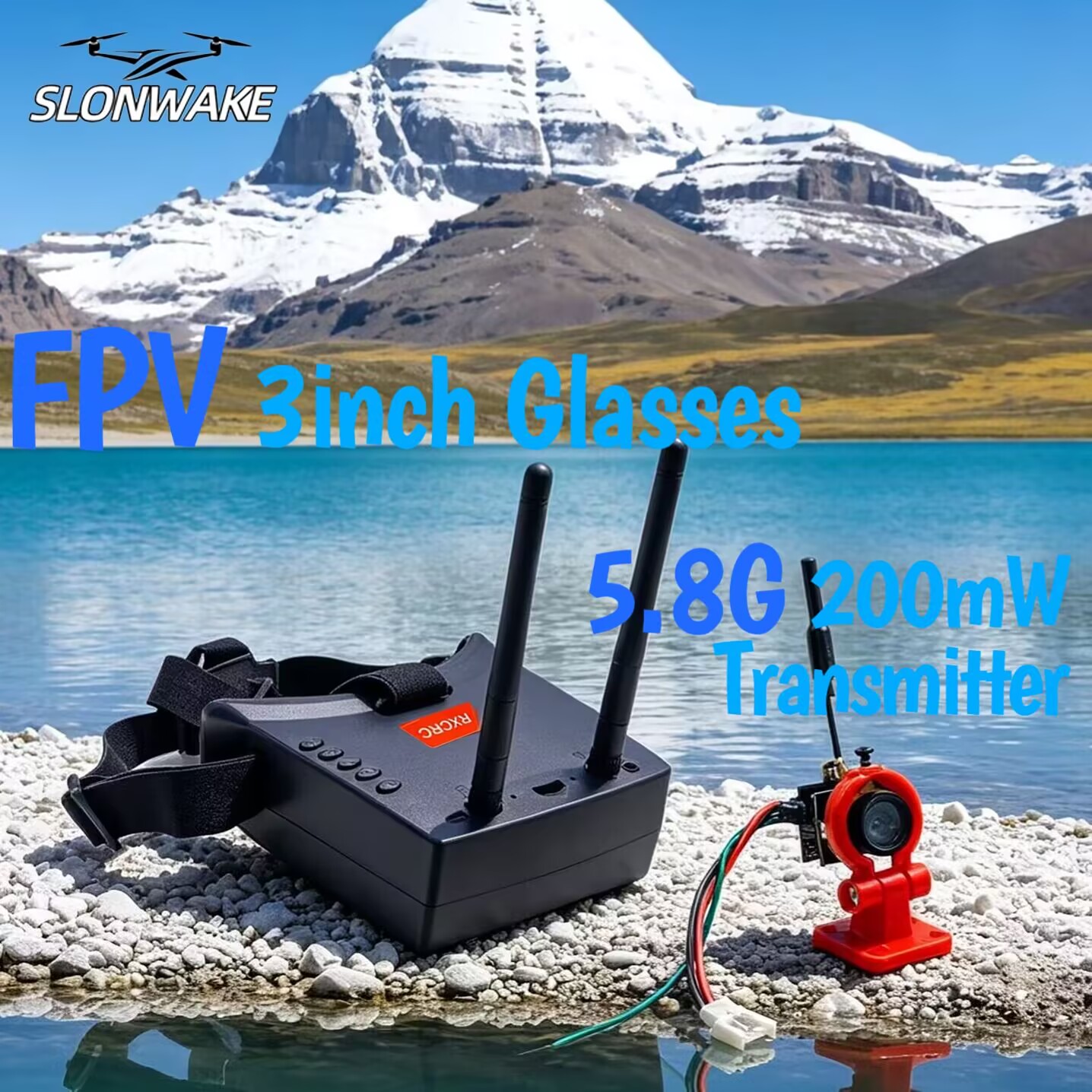 SLONWAKE 5.8G Kamera Transmisi - Drone Racing Camera ulasan dan harga